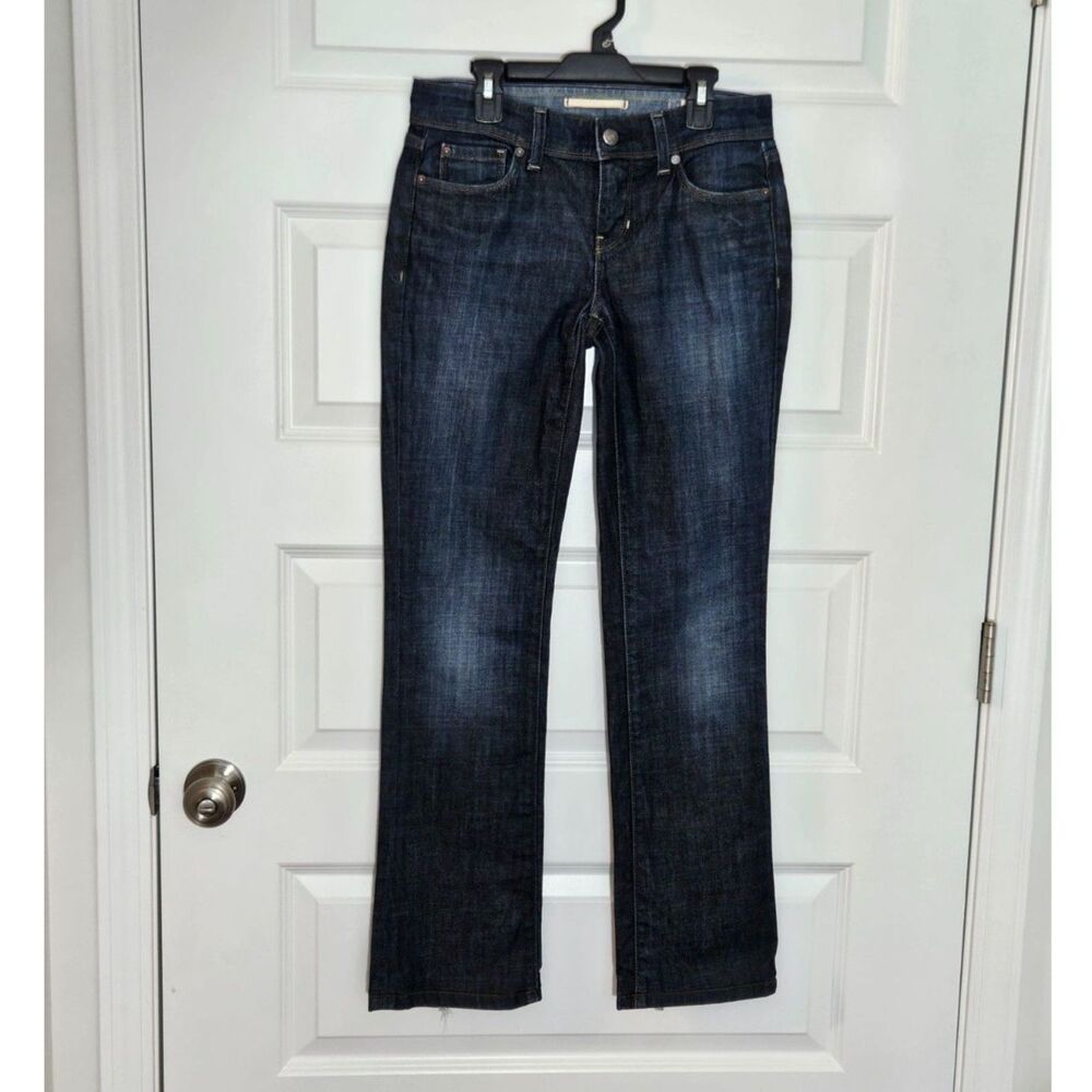 Gap Boot Cut Cotton Denim Jeans Low Rise Dark Wash 1R